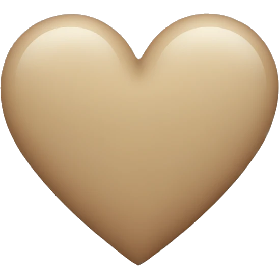 Neutral heart emoji