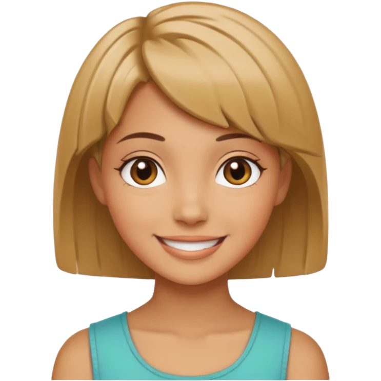 Girls with new hair cut emoji