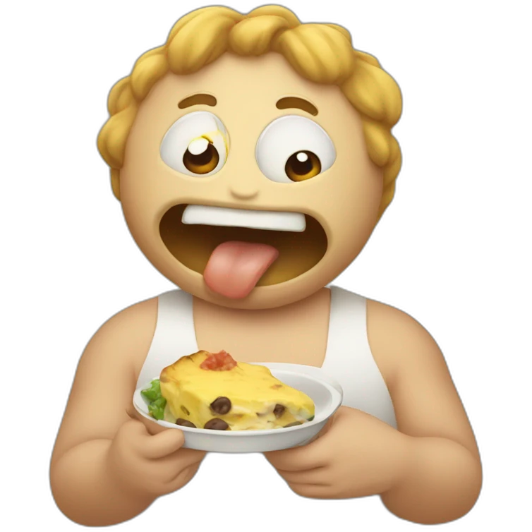 Gros qui mange emoji