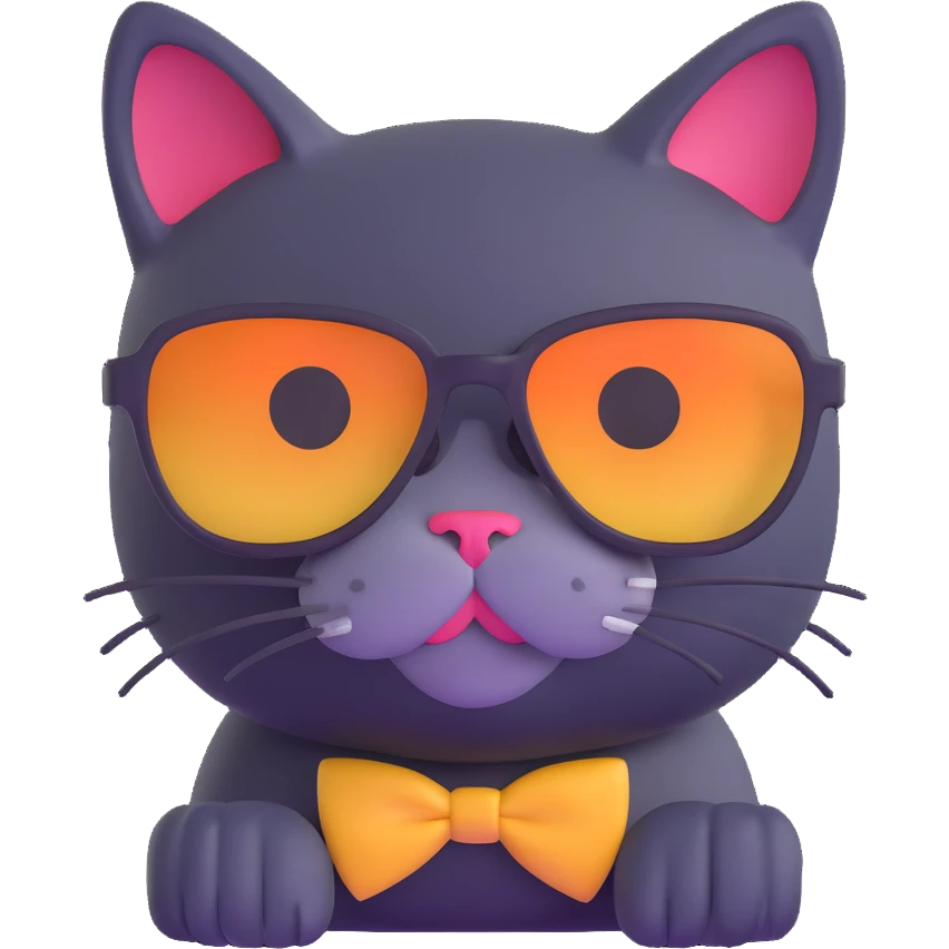 cat wearing sunglasses emoji
