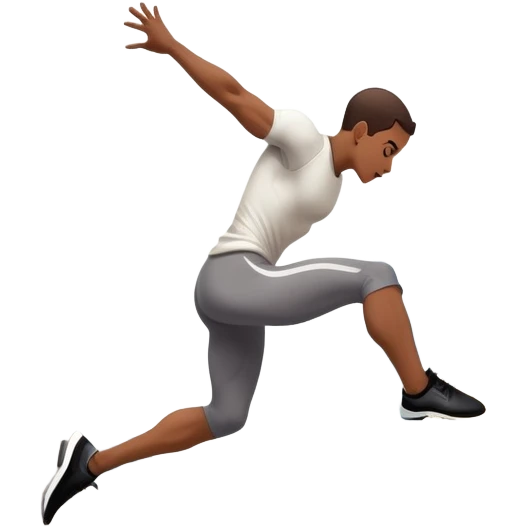 A person leaping between buildings or scaling a wall with agility and precision. The scene captures dynamic motion, showcasing strength, flexibility, and the thrill of urban acrobatics against an urban cityscape backdrop. emoji