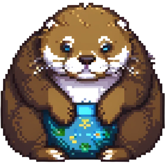 sleepy otter emoji