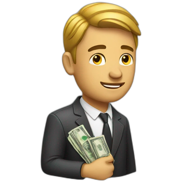 Man with money  emoji