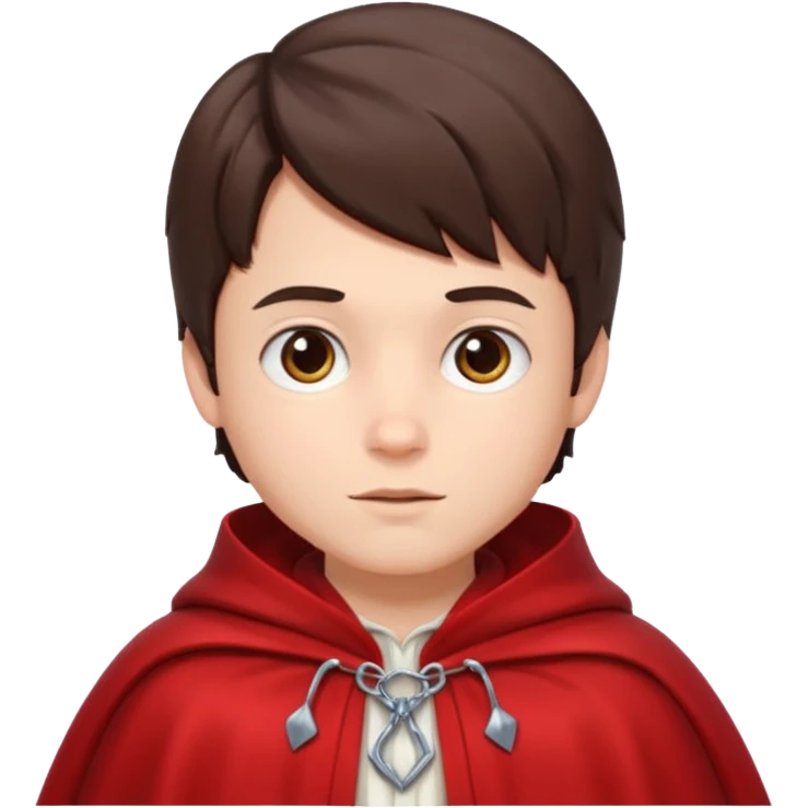 brunete boy little red riding hood emoji