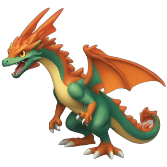 Dracaufeu pokemon emoji