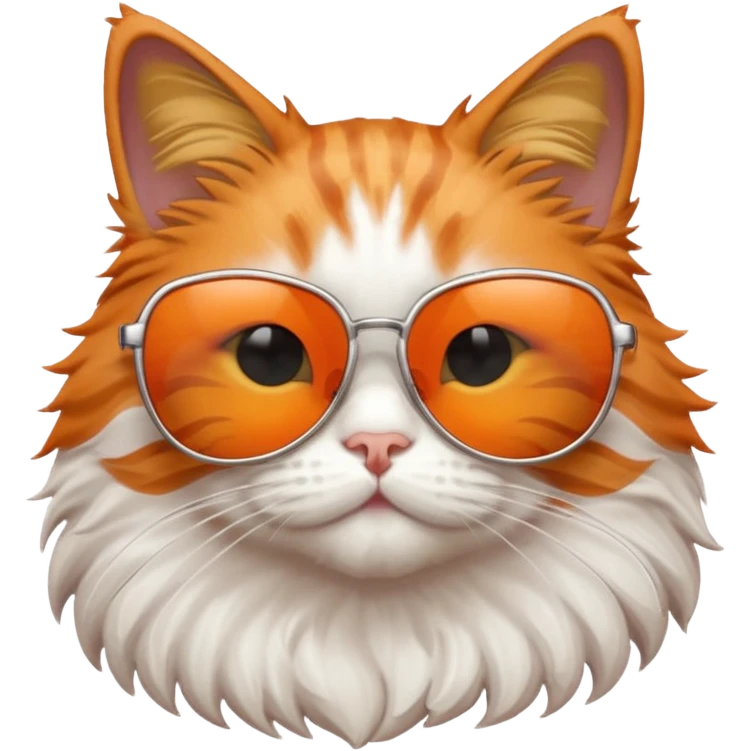 Cat wearing sunglasses emoji