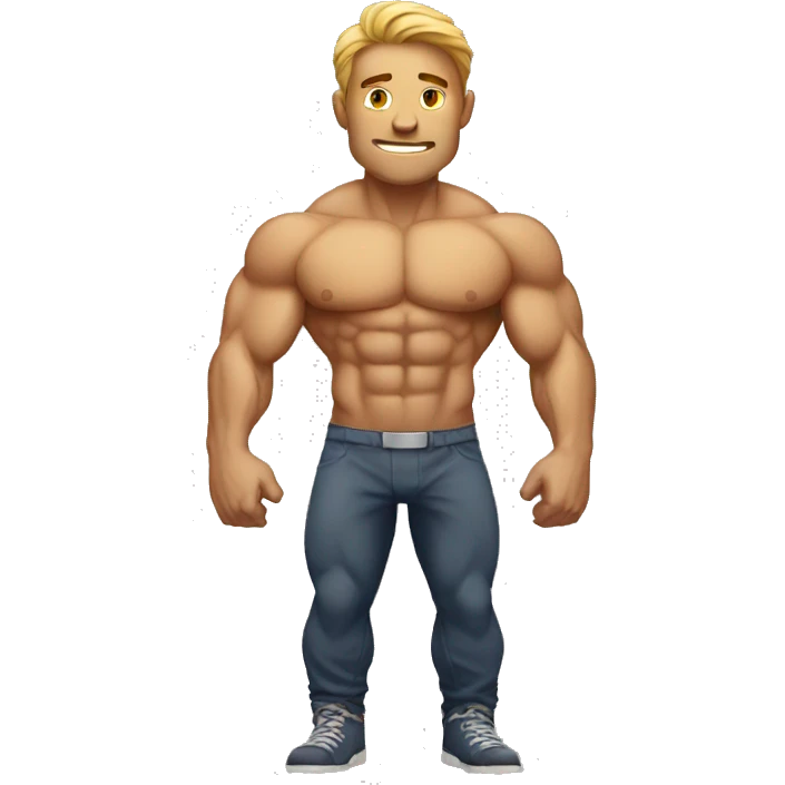 MUSCULAR MAN emoji