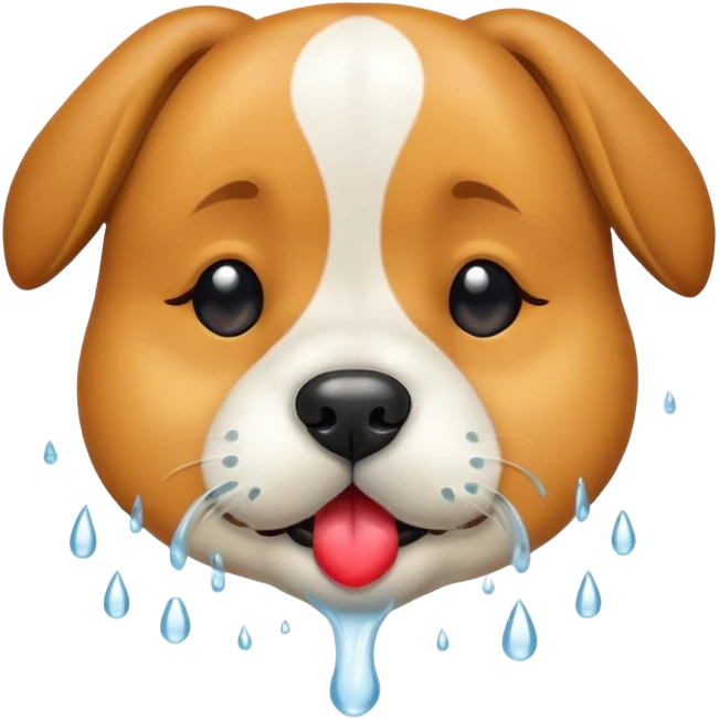 dog kiss emoji