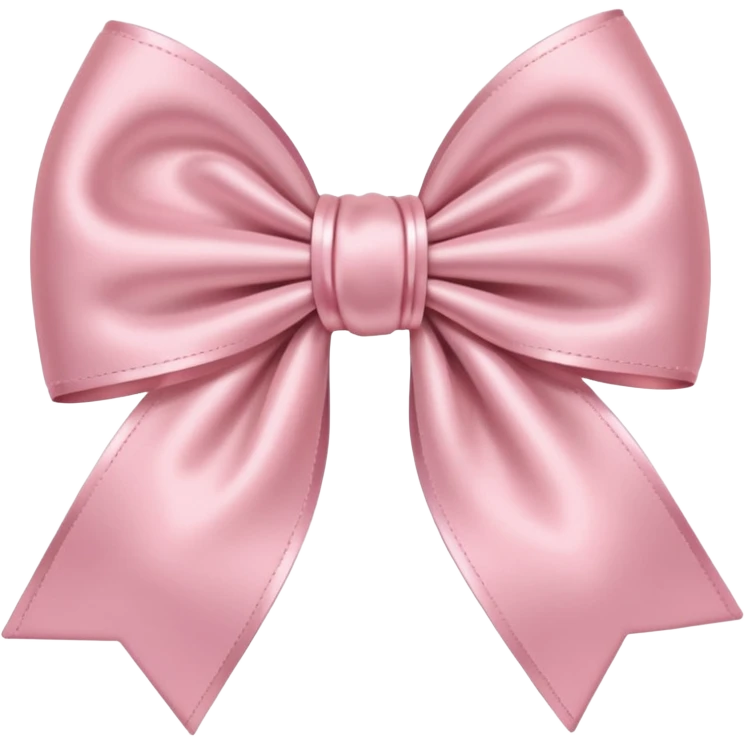 Cute light pink bow  emoji