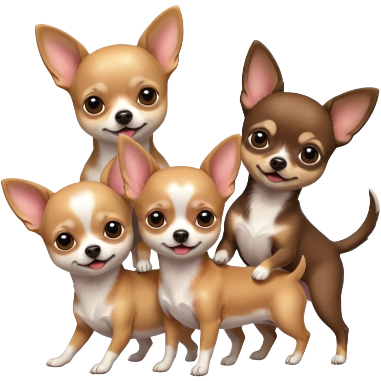 Chihuahua pack emoji