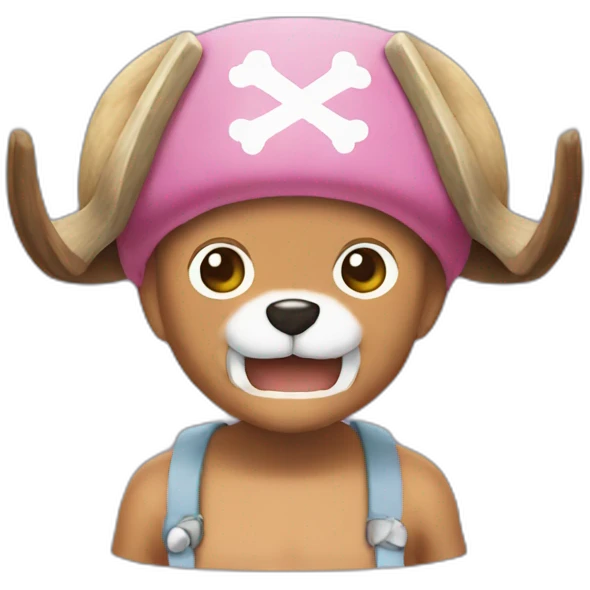 Tony tony chopper from one piece emoji