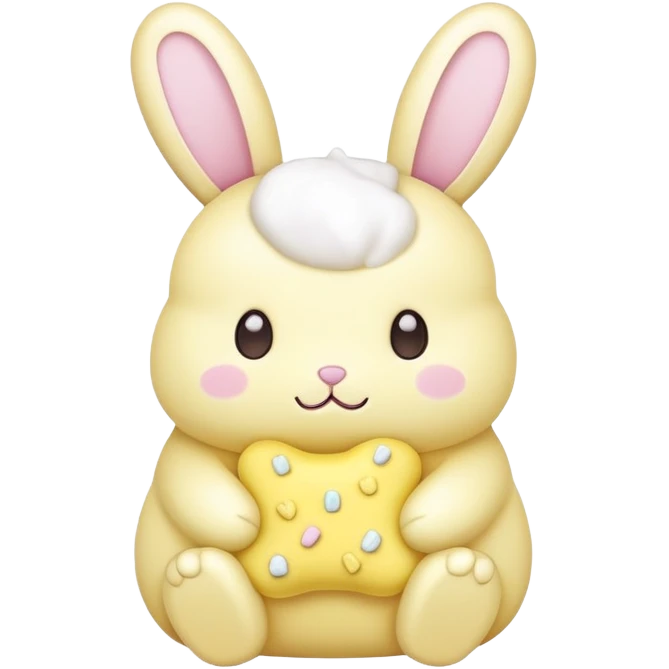 marshmallow peep bunny emoji
