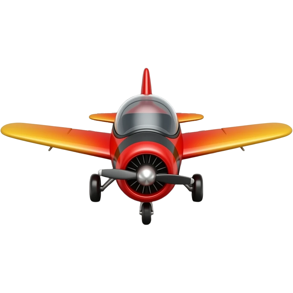 Red plane real life emoji