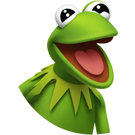 kermit head in toilet emoji