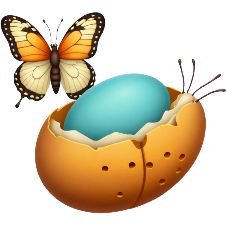 butterfly life cycle  emoji