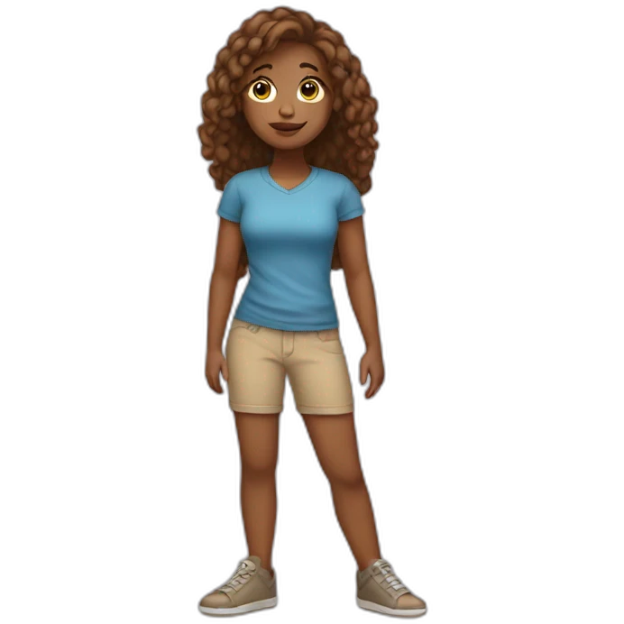 girl stand up emoji