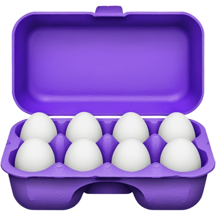 purple big egg carton emoji
