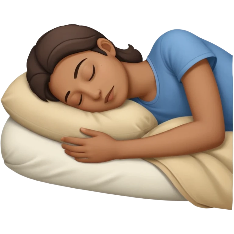 person sleeping on their side emoji