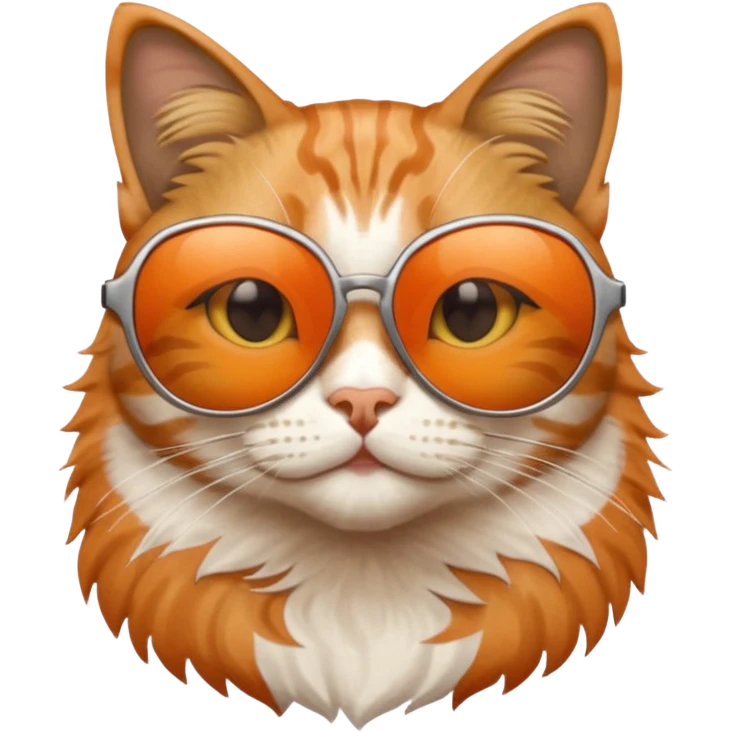 Cat wearing sunglasses emoji