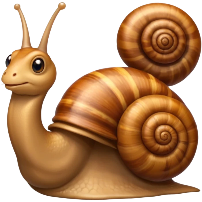 Snail with Long hair emoji