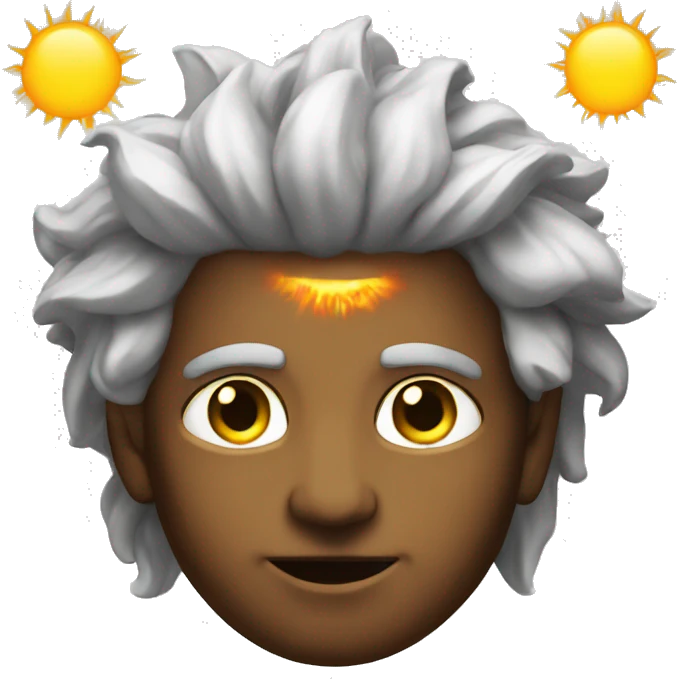 Sun god emoji