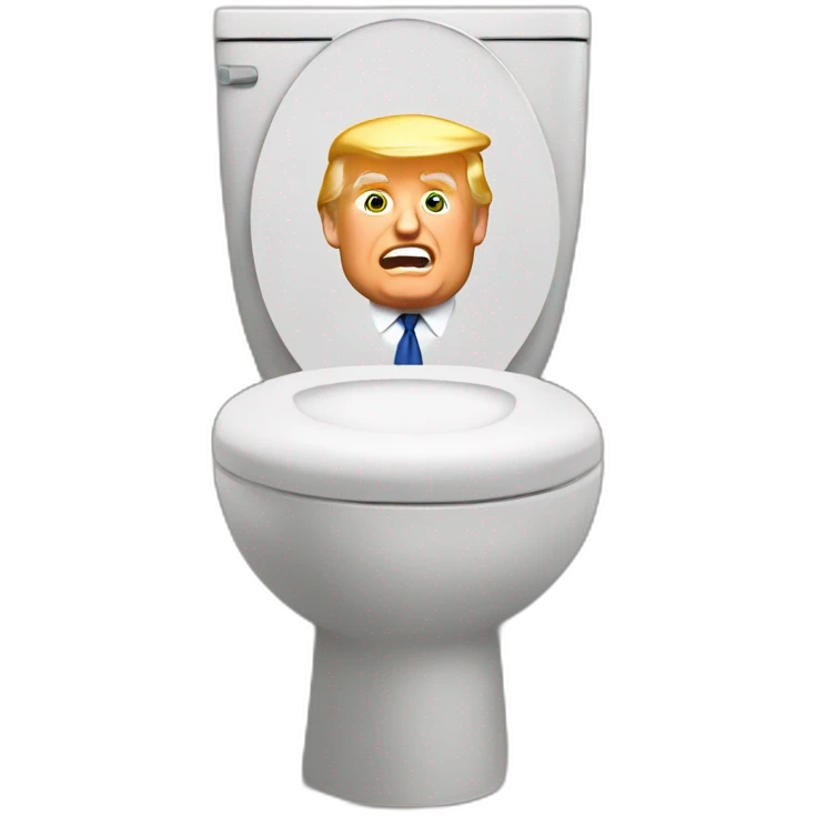Donald-trump-on-the-toilet-realistic emoji