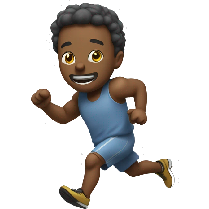 un ladron corriendo emoji