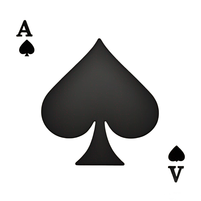 Ace poker card emoji