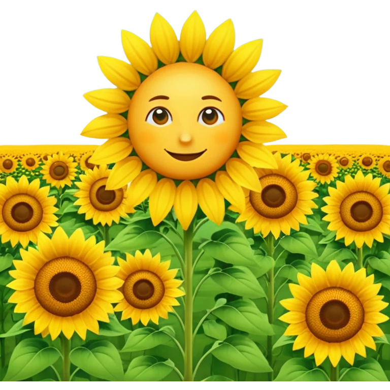 Sunflower field emoji
