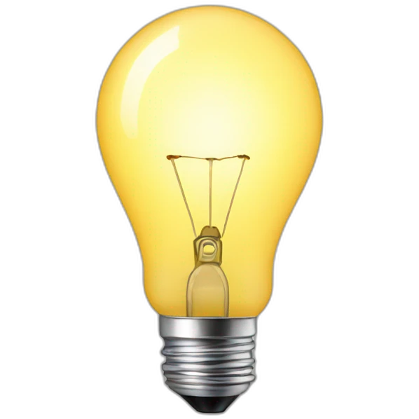 light bulb emoji