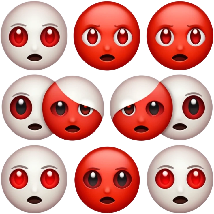 Make us into emojis with bloodshot eyes emoji