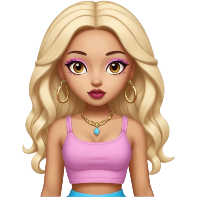 doja cat as pretty bratz baddie emoji