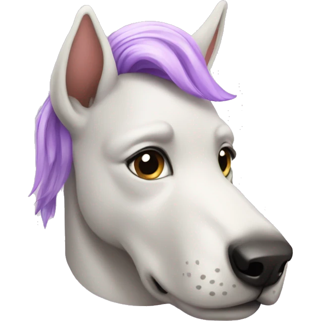 Perro unicornio emoji