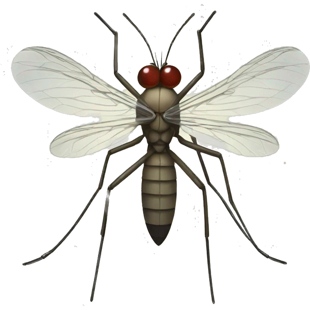 Mosquito and middle finger emoji