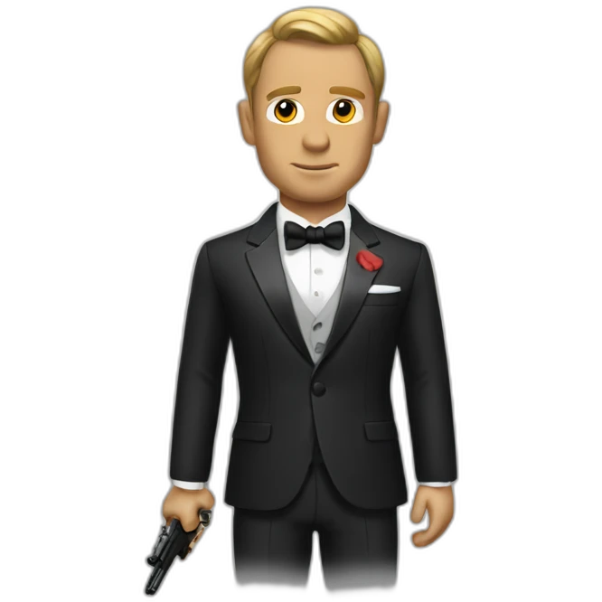 james bond emoji