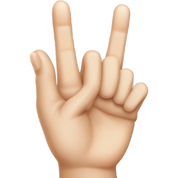 Long third finger emoji
