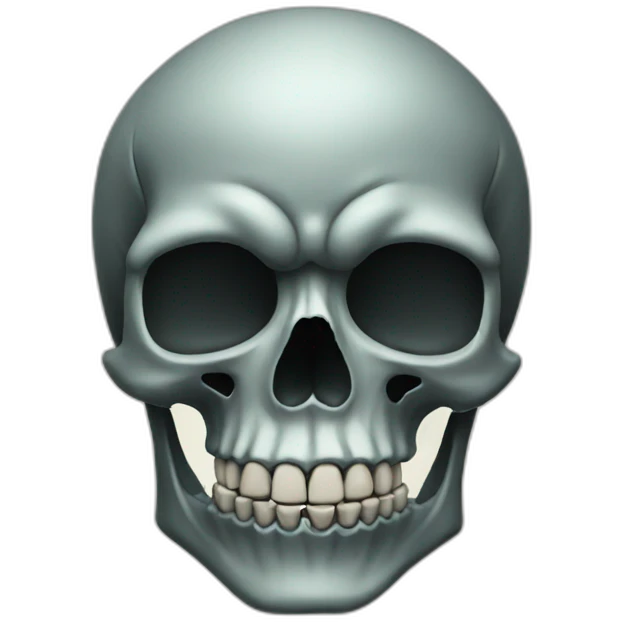 Skull head emoji