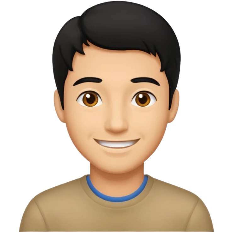 The Walking Man black hair  emoji
