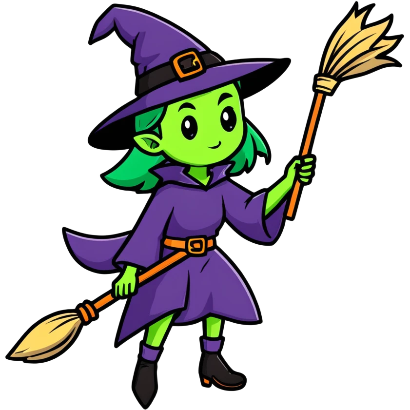wicked witch emoji