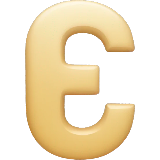 letter E emoji