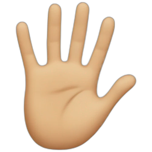 hand waving  emoji