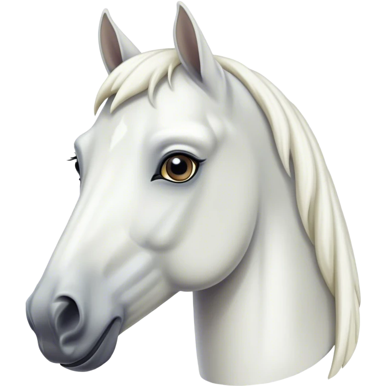 White arabic horse emoji