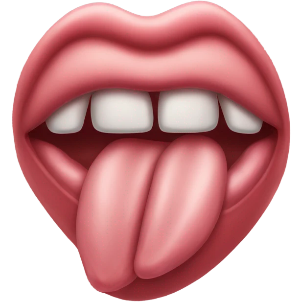 a human tongue emoji emoji
