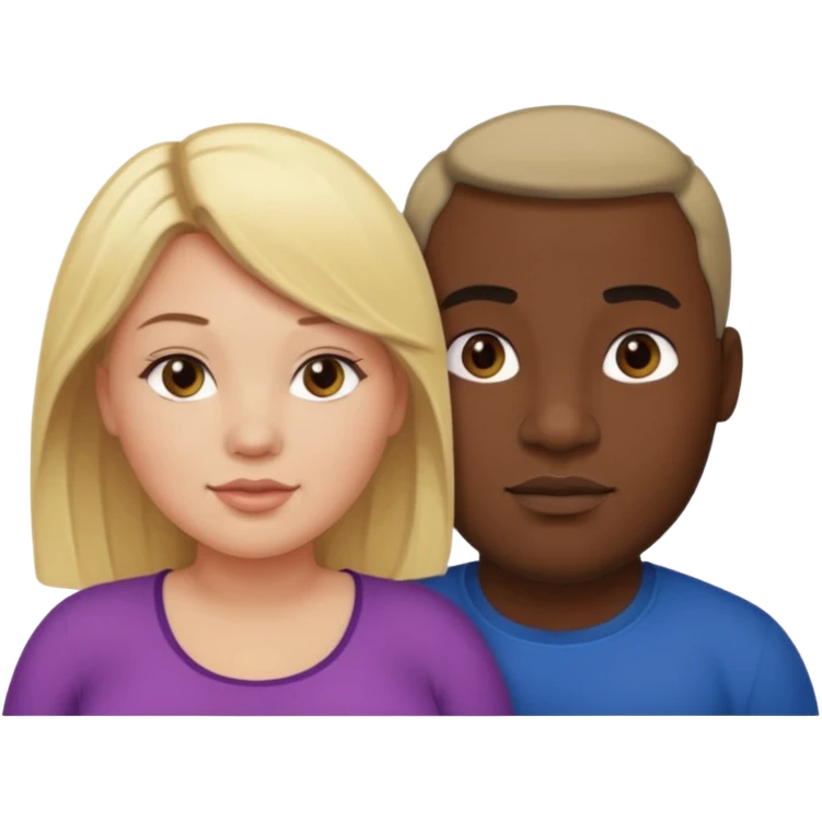 bbw blonde Mfm black man emoji