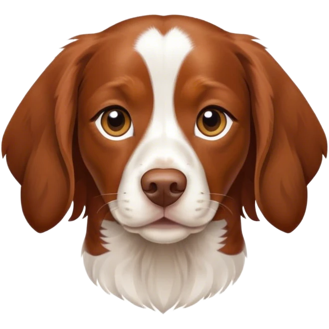 brown brittany spaniel emoji