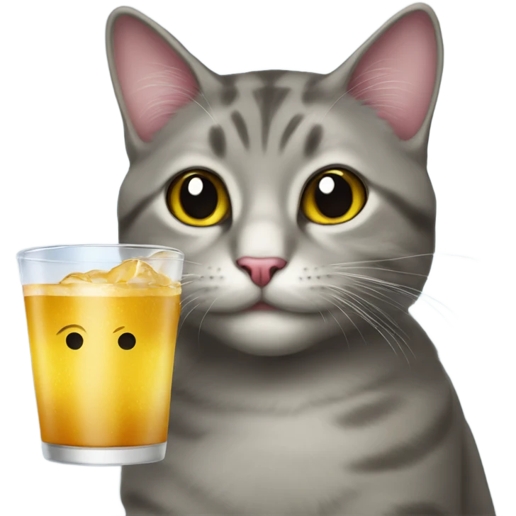 cat drink cof emoji