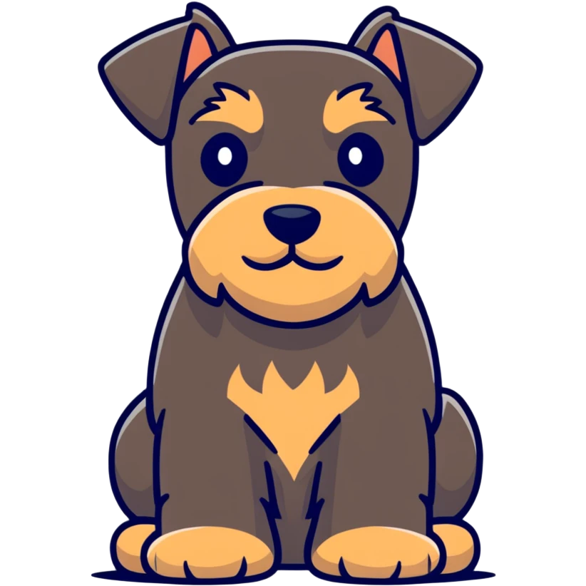 Brown schnauzer  emoji