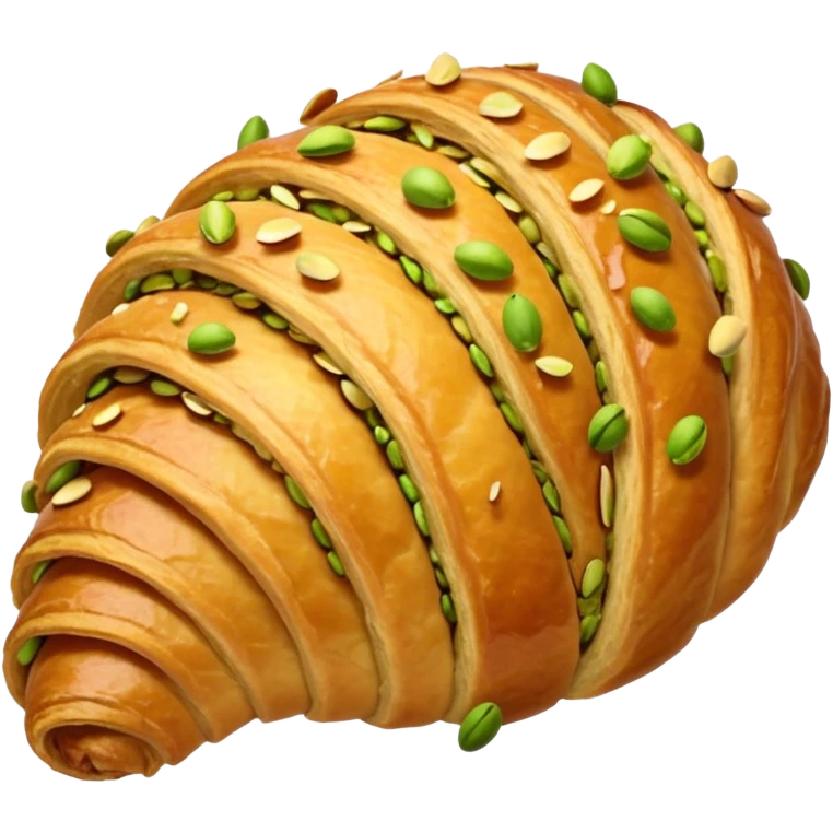 pistachio croissant emoji