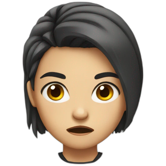 Angry girl  emoji