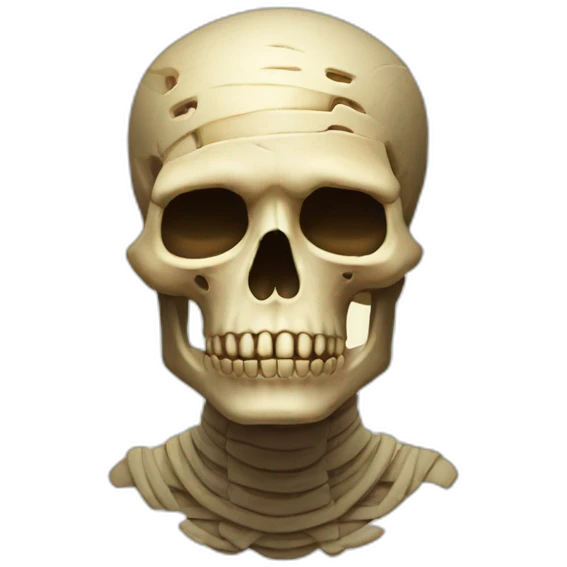 the mummy skull emoji